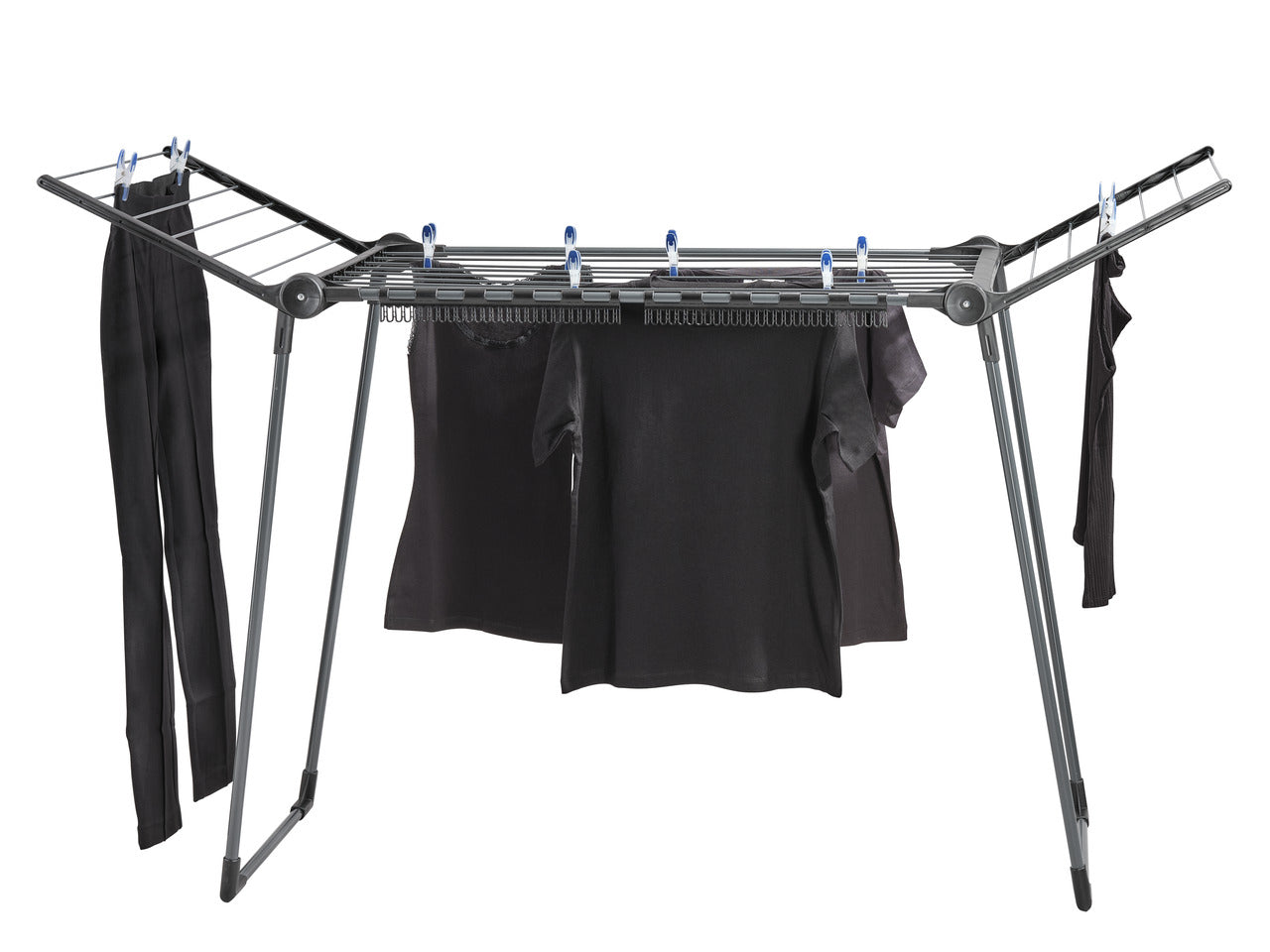 Leifheit droogrek Pegasus - 150 solid slim - zwart