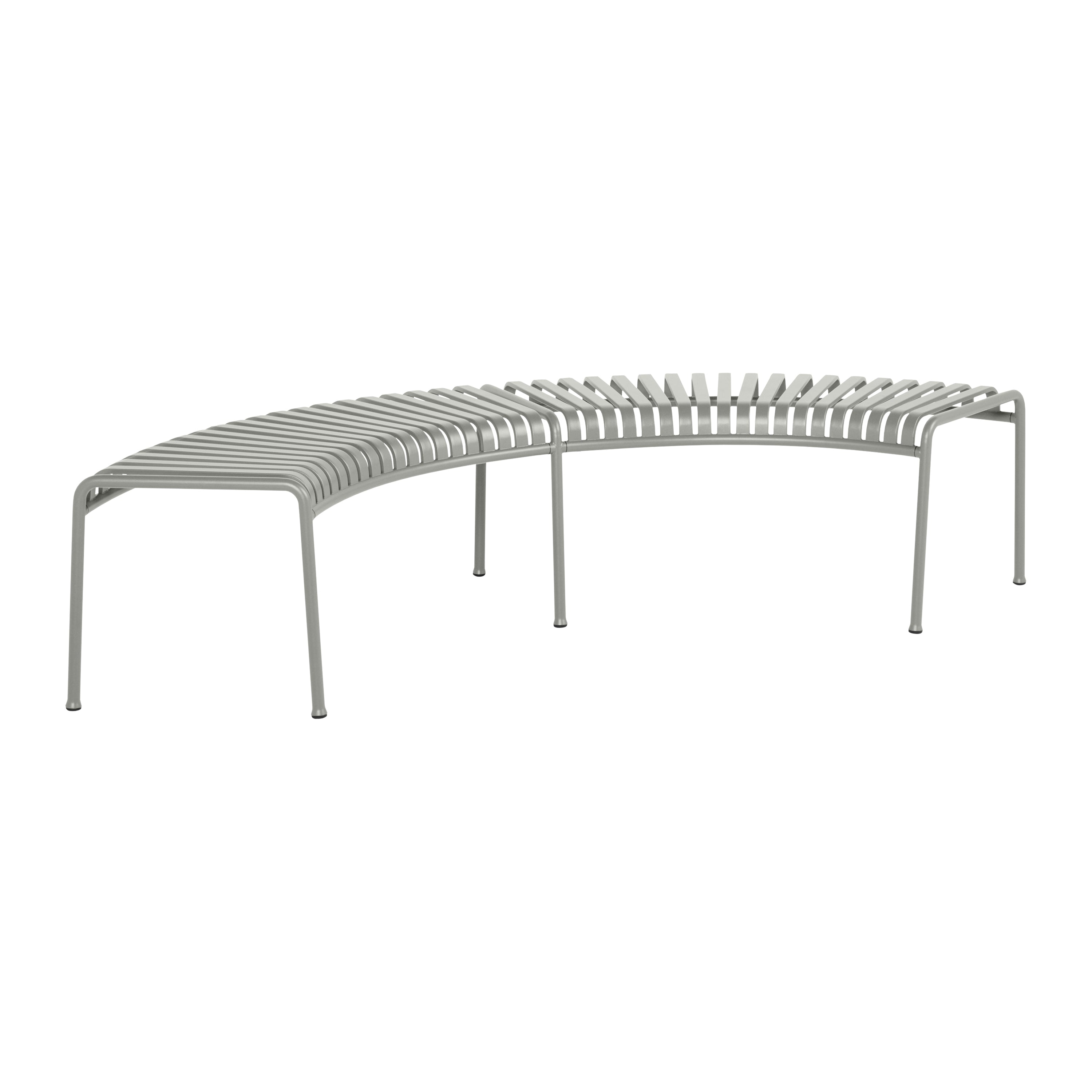 HAY Palissade Park Tuinbank - Set van 2 - Sky Grey