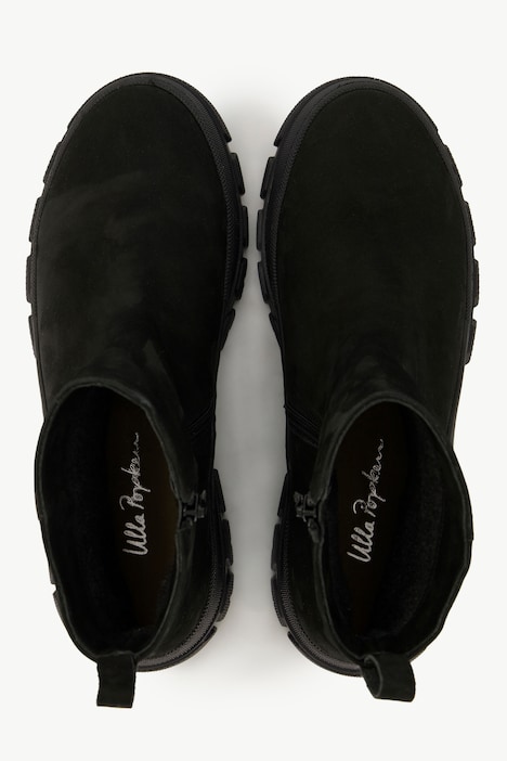Leder-Boots, Chunky-Sohle, Wechselfußbett, Weite H