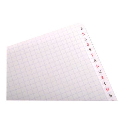 Clairefontaine - Répertoire à spirale 11 x 17 cm - 100 pages - petits carreaux (5x5 mm) - disponible dans différentes couleurs