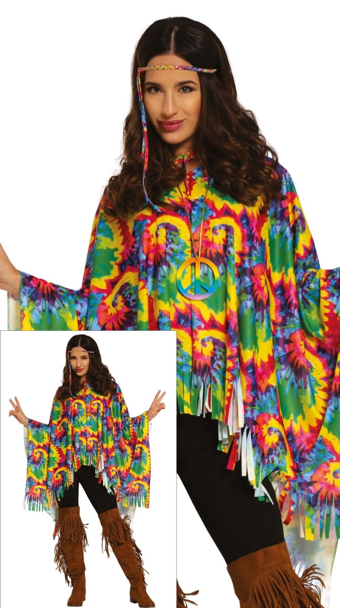 Hippieponcho Kostuum M