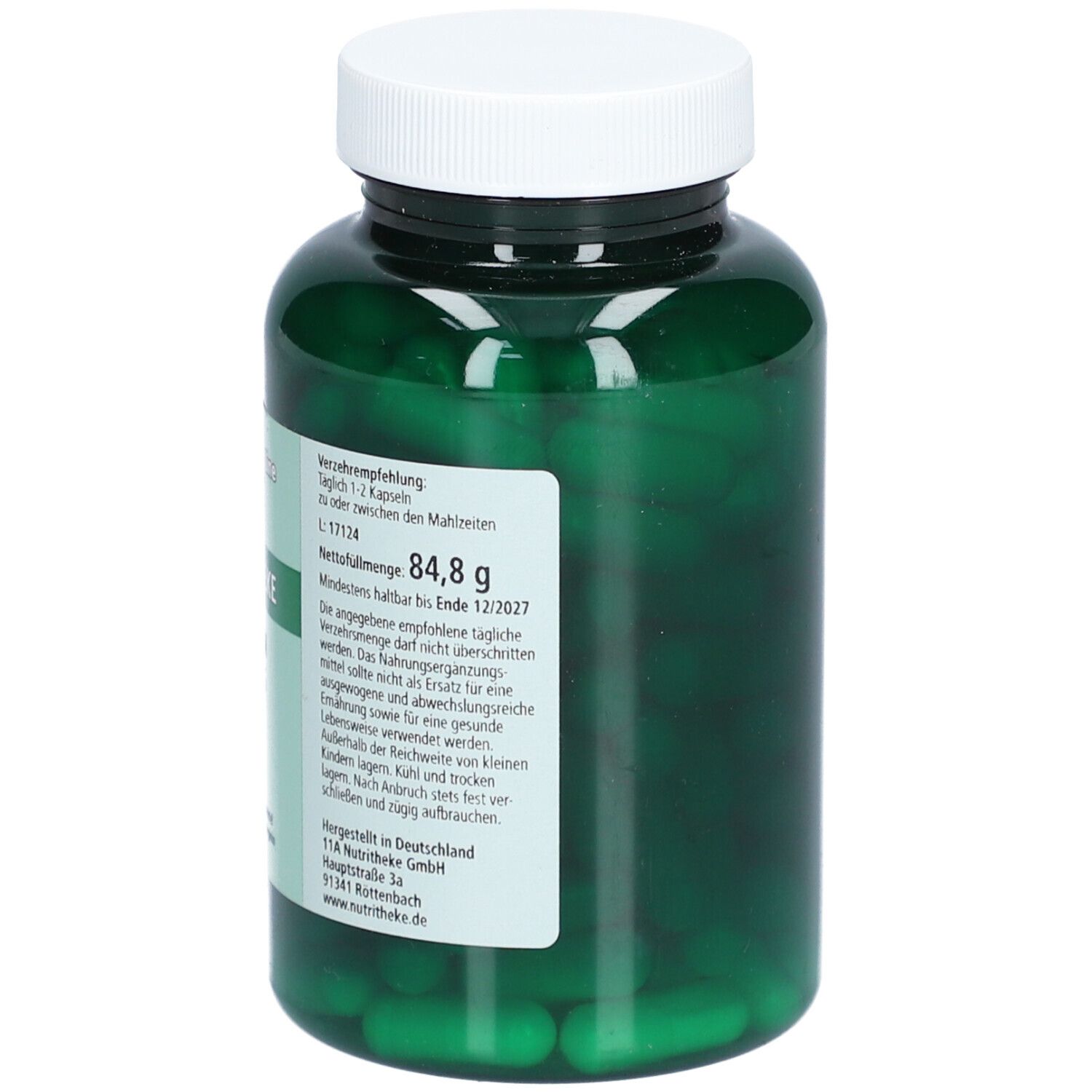 greenline NUTRITHEKE ARGININ 400 mg Kapseln