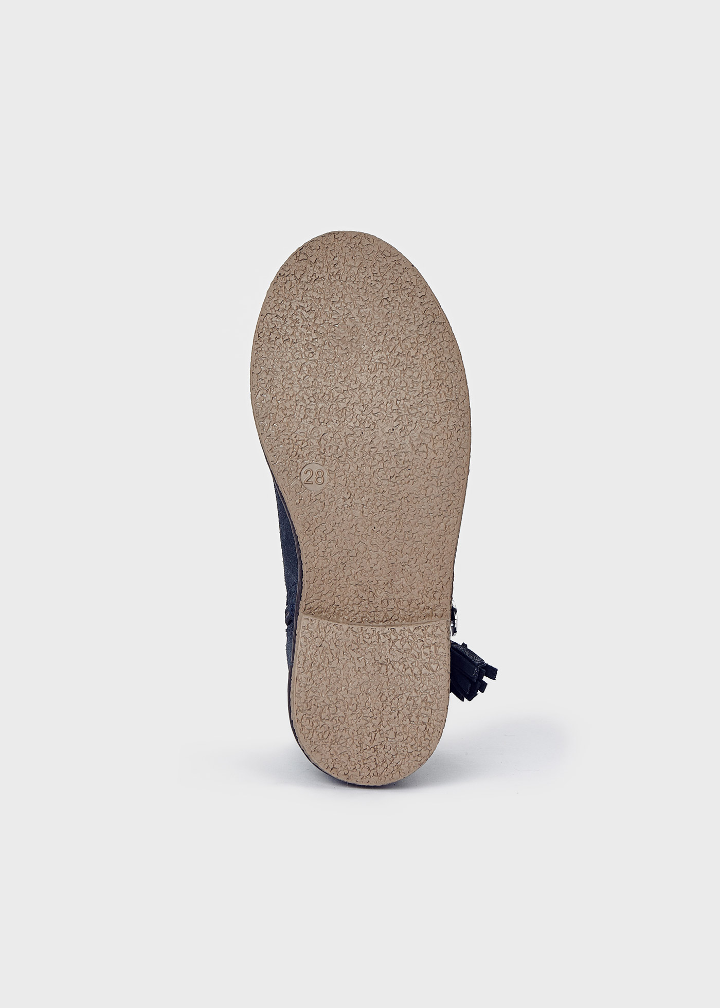 Botas de tornozelo em couro sustentável para meninas