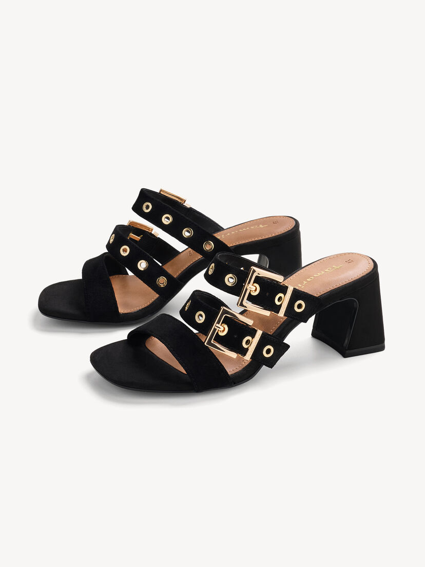 Leren Slipper - zwart