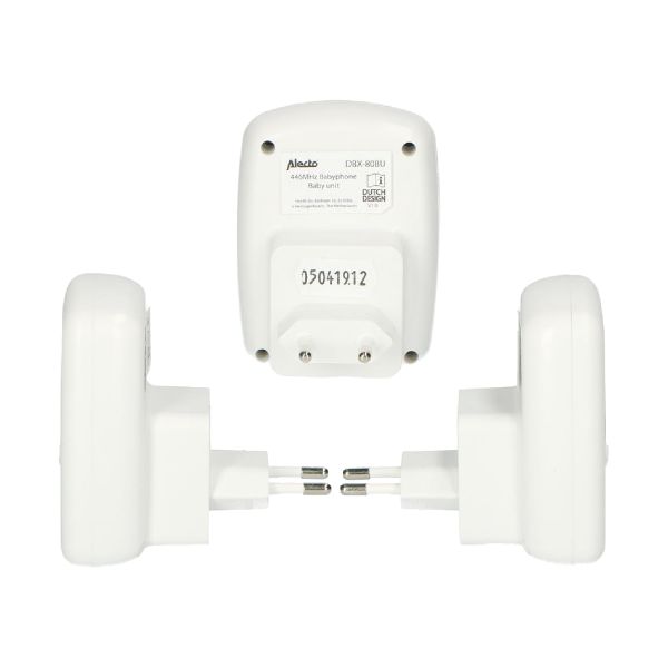 Alecto DBX-80 Babyfoon - Wit/Antraciet