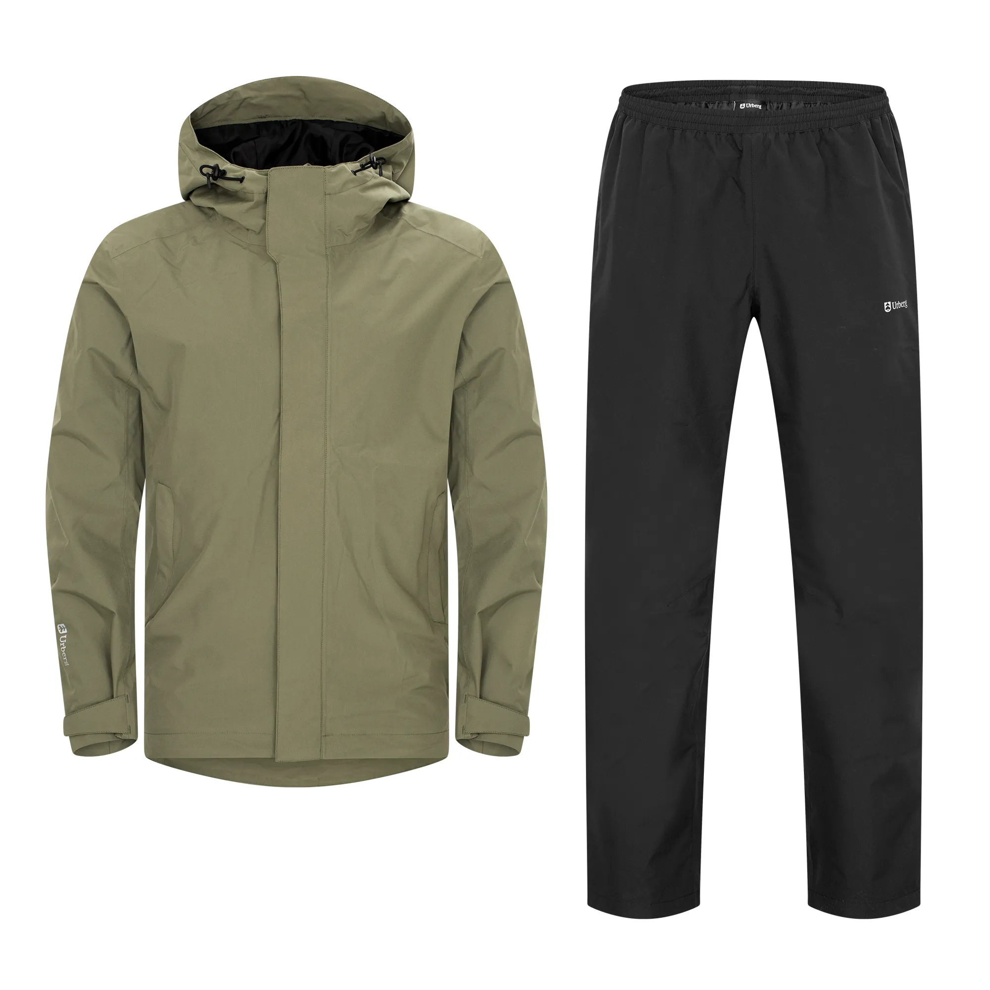 Urberg 2l Rain Set Men Black/green