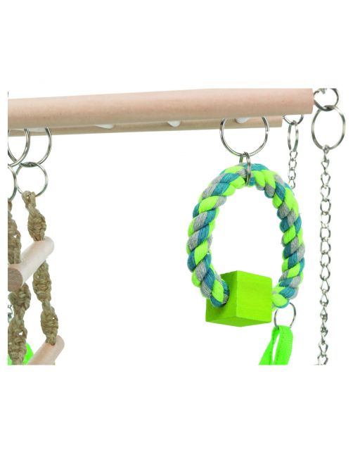 Trixie Hangbrug Met Hangmat - Speelgoed - 17x22x15 cm