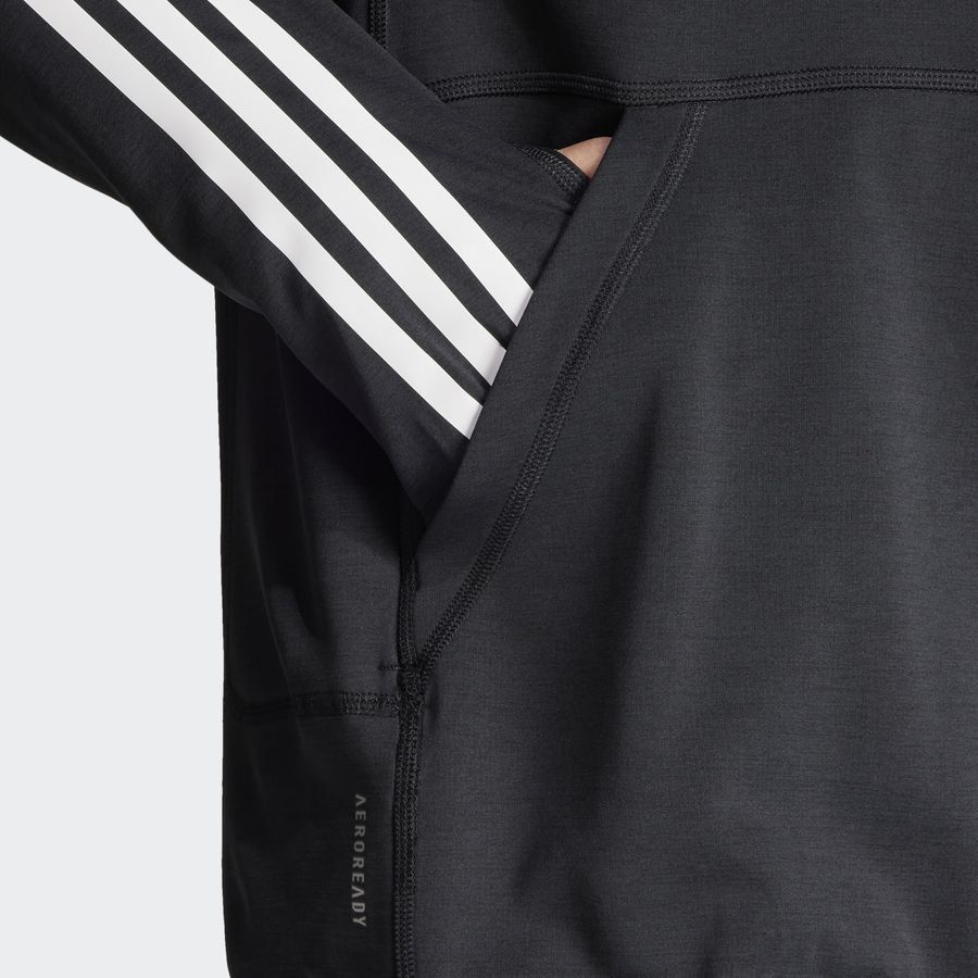Adidas Sweat-shirt à capuche Own the Run 3 bandes