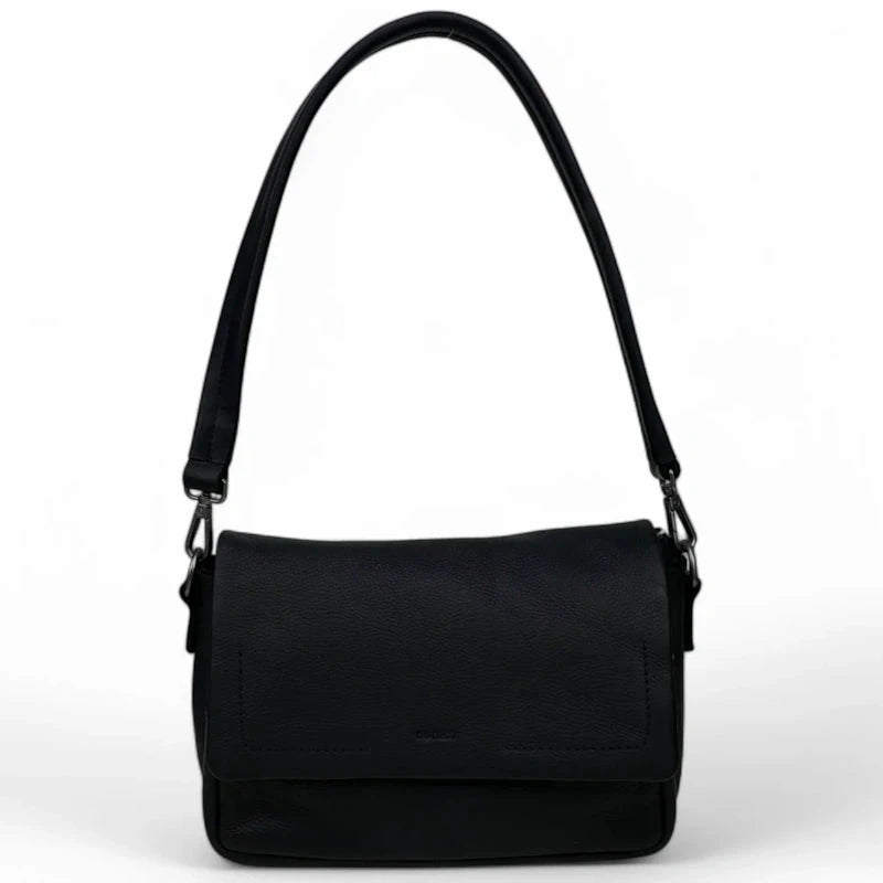 DSTRCT Preston Park Flap Bag Black