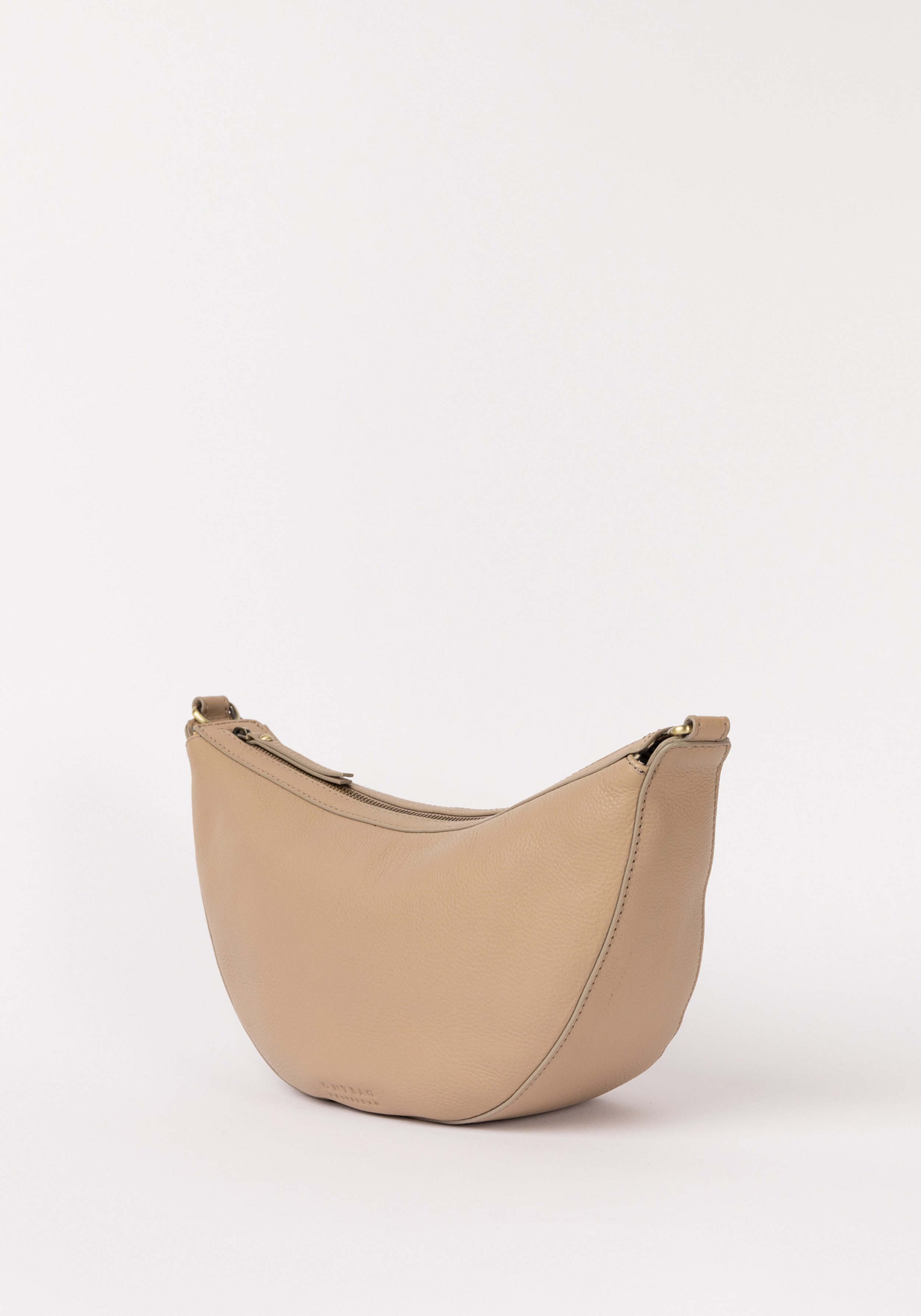 O My Bag Bag Leo Soft Grain Leather Twisted Handle Sand