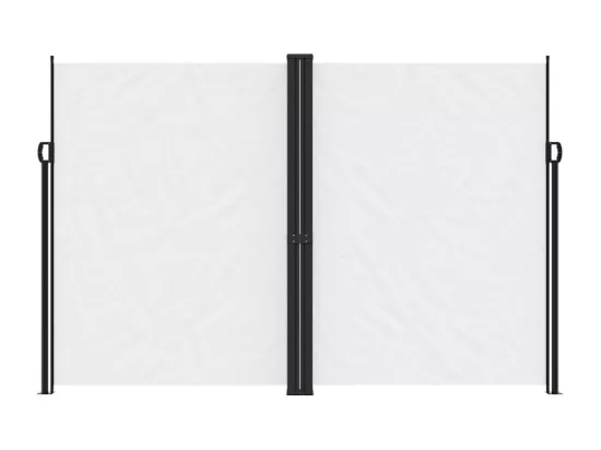Auvent latéral rétractable blanc 220x600 cm