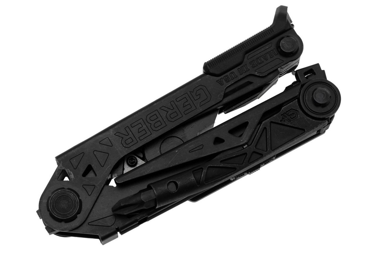 Gerber Center-Drive Rescue Black, Black Nylon MOLLE-foedraal en bit set 1061205 multitool