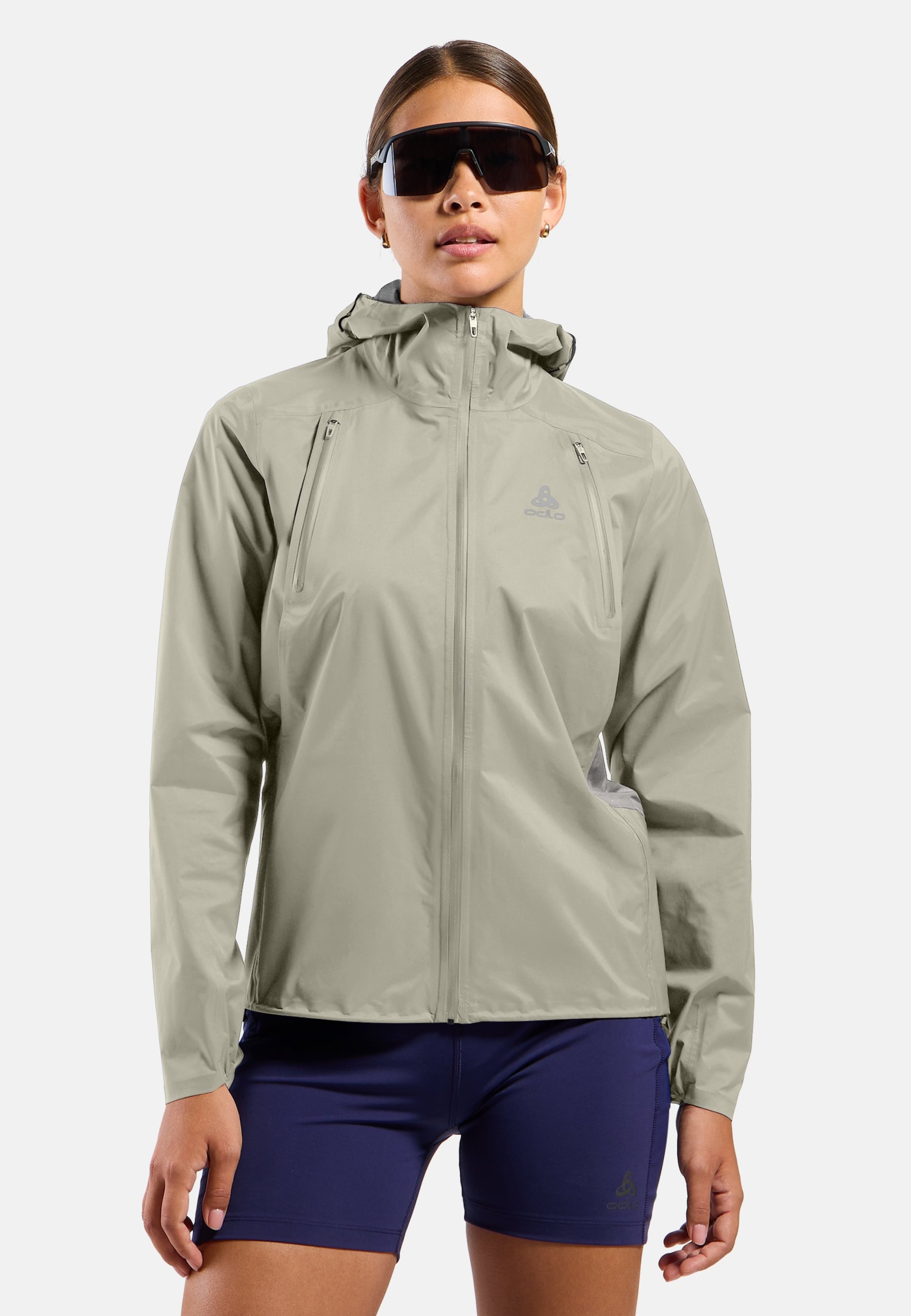 Wasserdichte X-Alp Pro 2.5L Jacke in agate gray