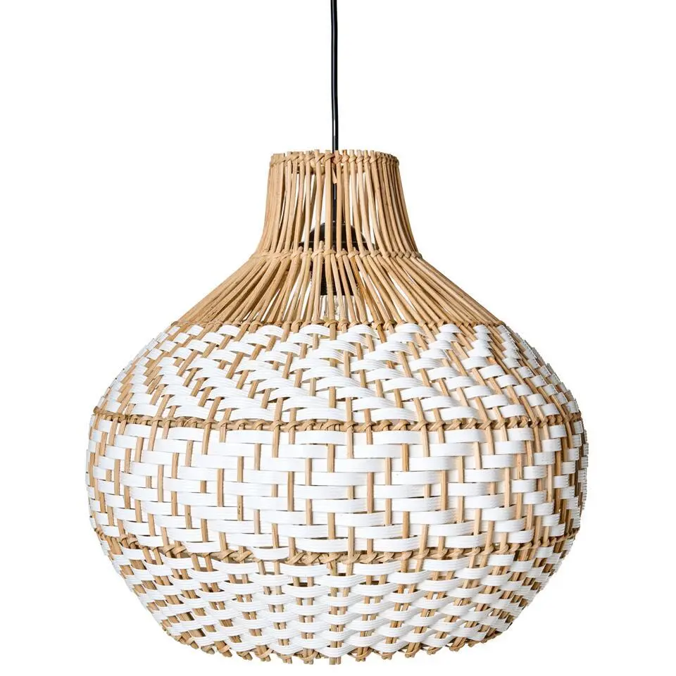 YAUCO - Hanglamp - Wit - Rotan