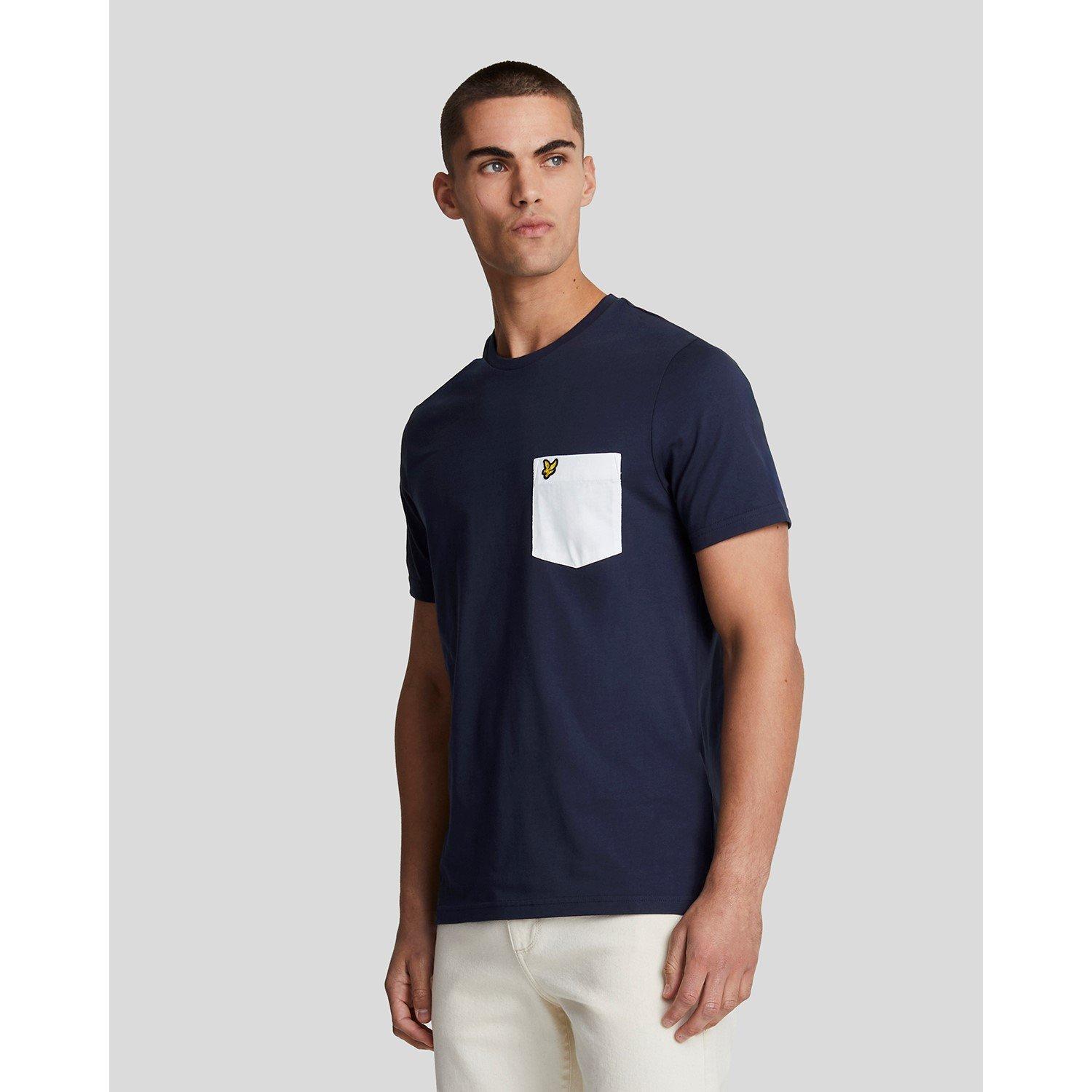 Lyle and Scott Contrast Pocket T Shirt