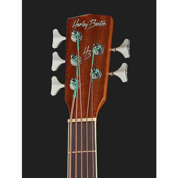 Harley Benton B-35 5-String Akustikbass Natur