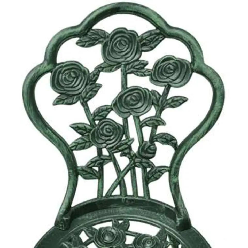 vidaXL - Bistroset Bistrosets - Groen - Aluminium
