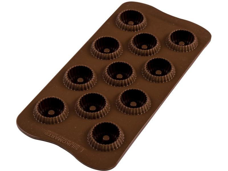 Silikomart Pralinenform Krone Form für Pralinen