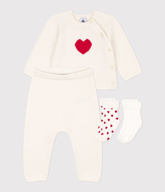 Coffret cadeau naissance en tricot