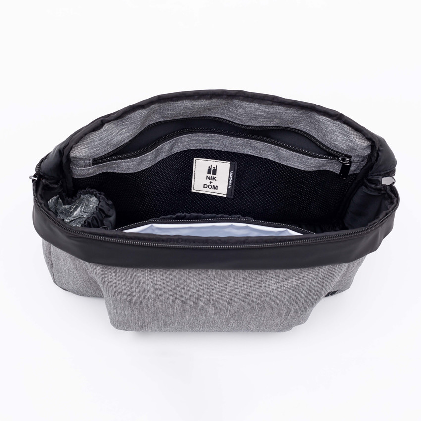 Sac à langer pour poussette Nik-Dom Gris