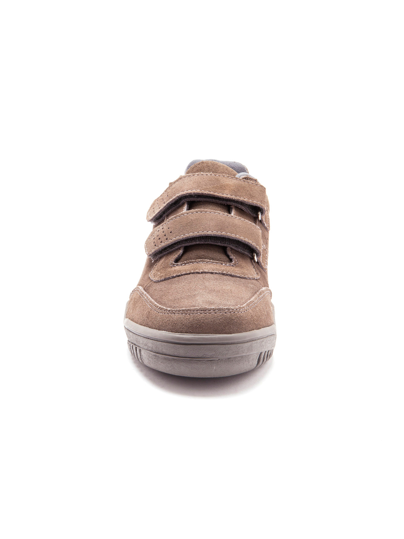 Chaussures cuir à scratch extra-larges