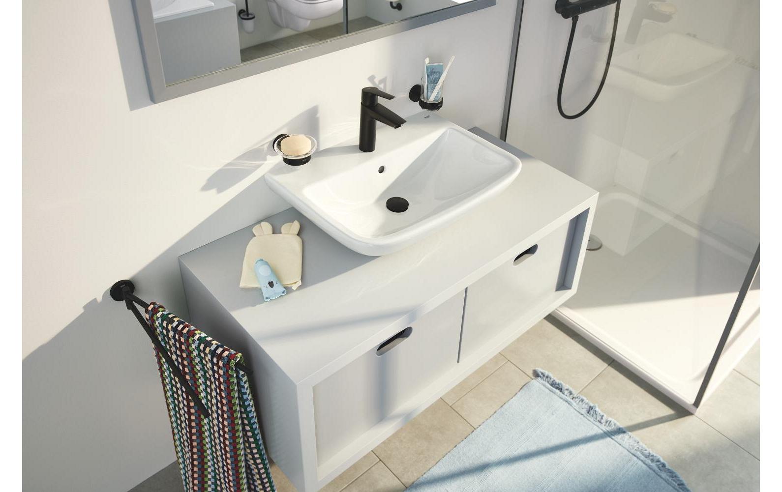 Lavaboarmatur Start M-Size Mattschwarz<br>Einhebelarmatur