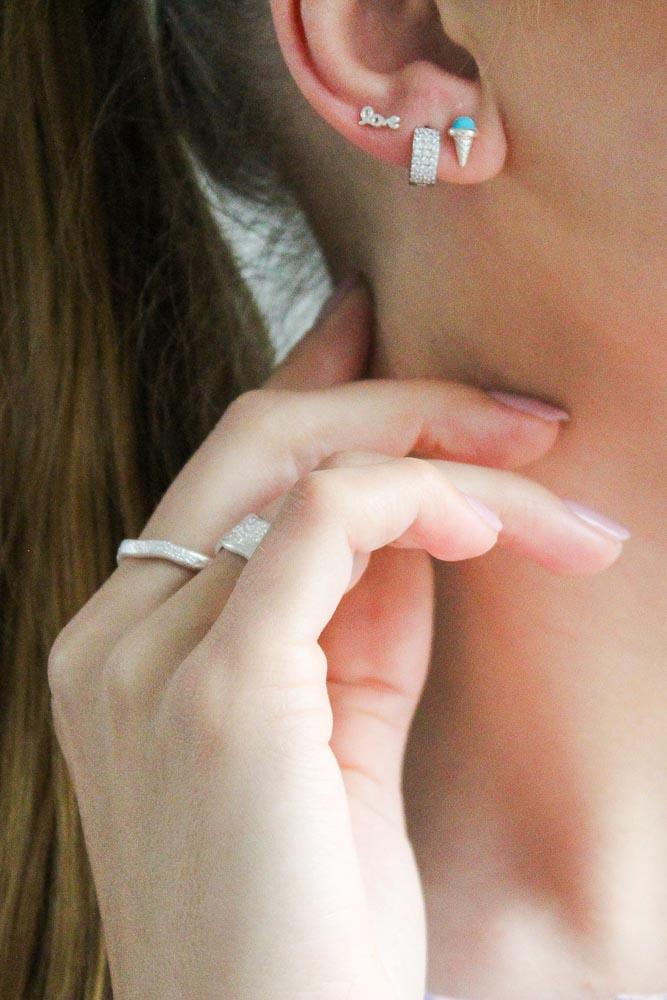Mellow Moon Forgyldt ørering mmer kollektion