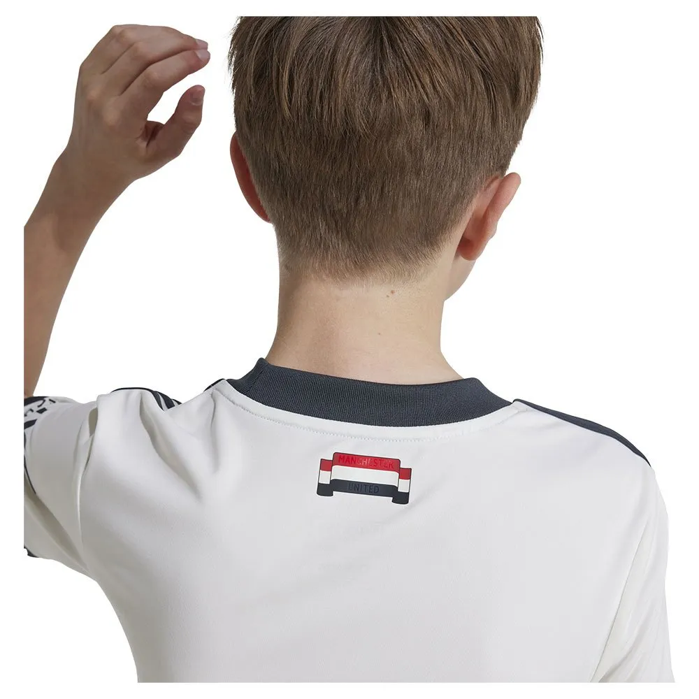 adidas Manchester United 24/25 3 Stripes Junior-Kurzarm-T-Shirt