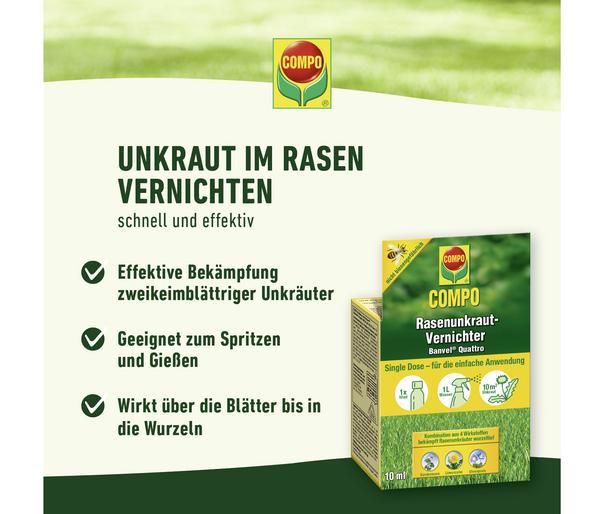 COMPO Rasenunkraut-Vernichter Banvel® Quattro