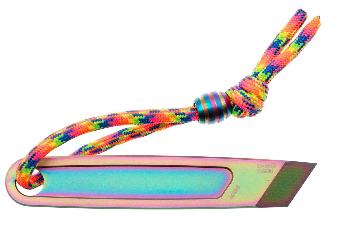 CRKT HangPry 9920P Iridescent Titanium Nitride Titanium, pry-bar, Richard Rogers design