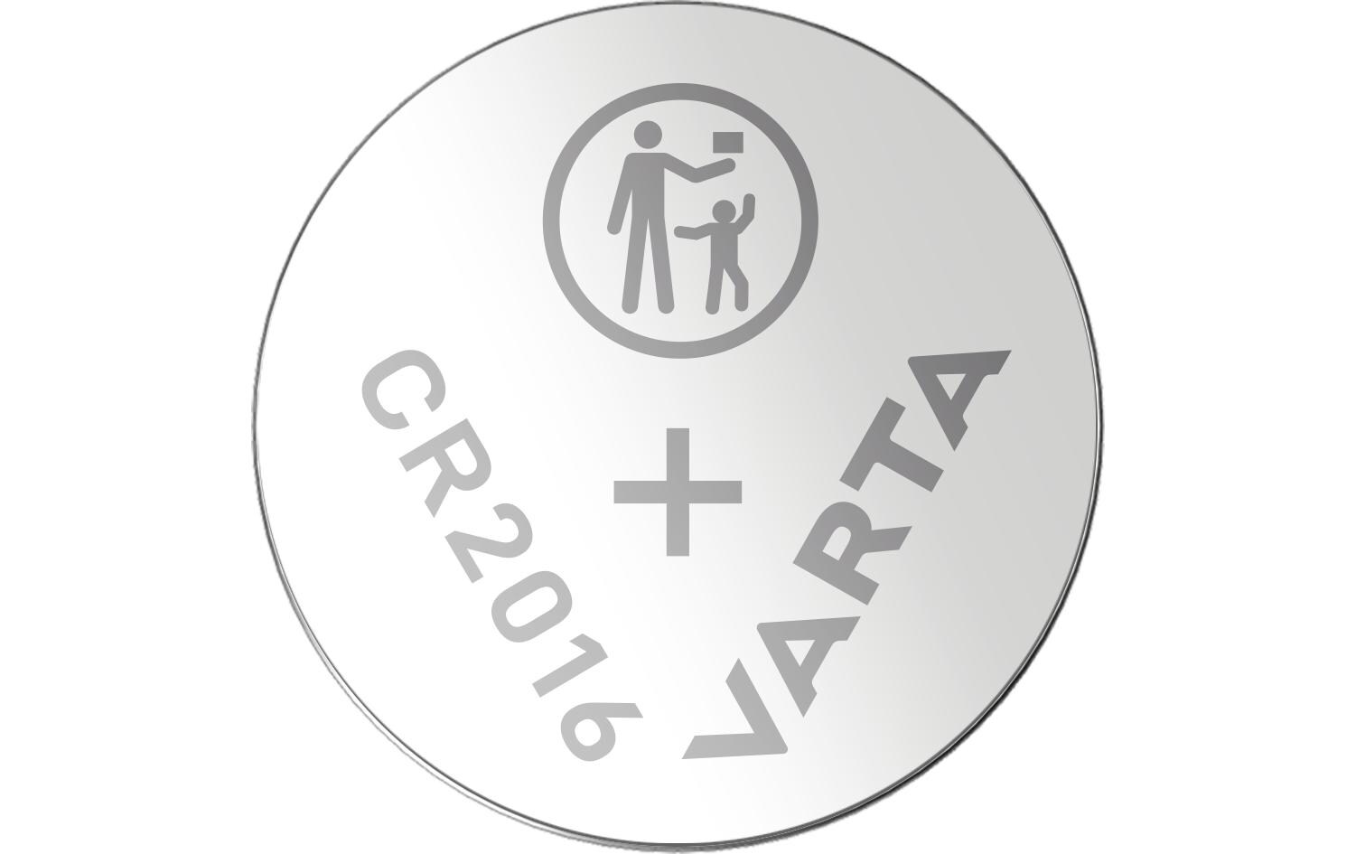 Knopfzelle CR2016 , 2 StückLITHIUM Knopfzelle CR2016 Blister 2