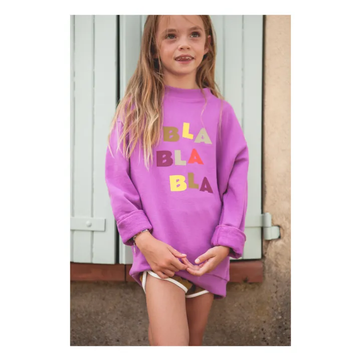 Marlot Paris Sweat Poppy Blablabla | Vieux Rose