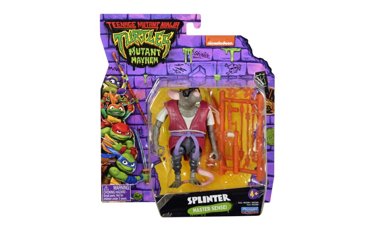 Ninja Turles movie figuur met wapenrekje