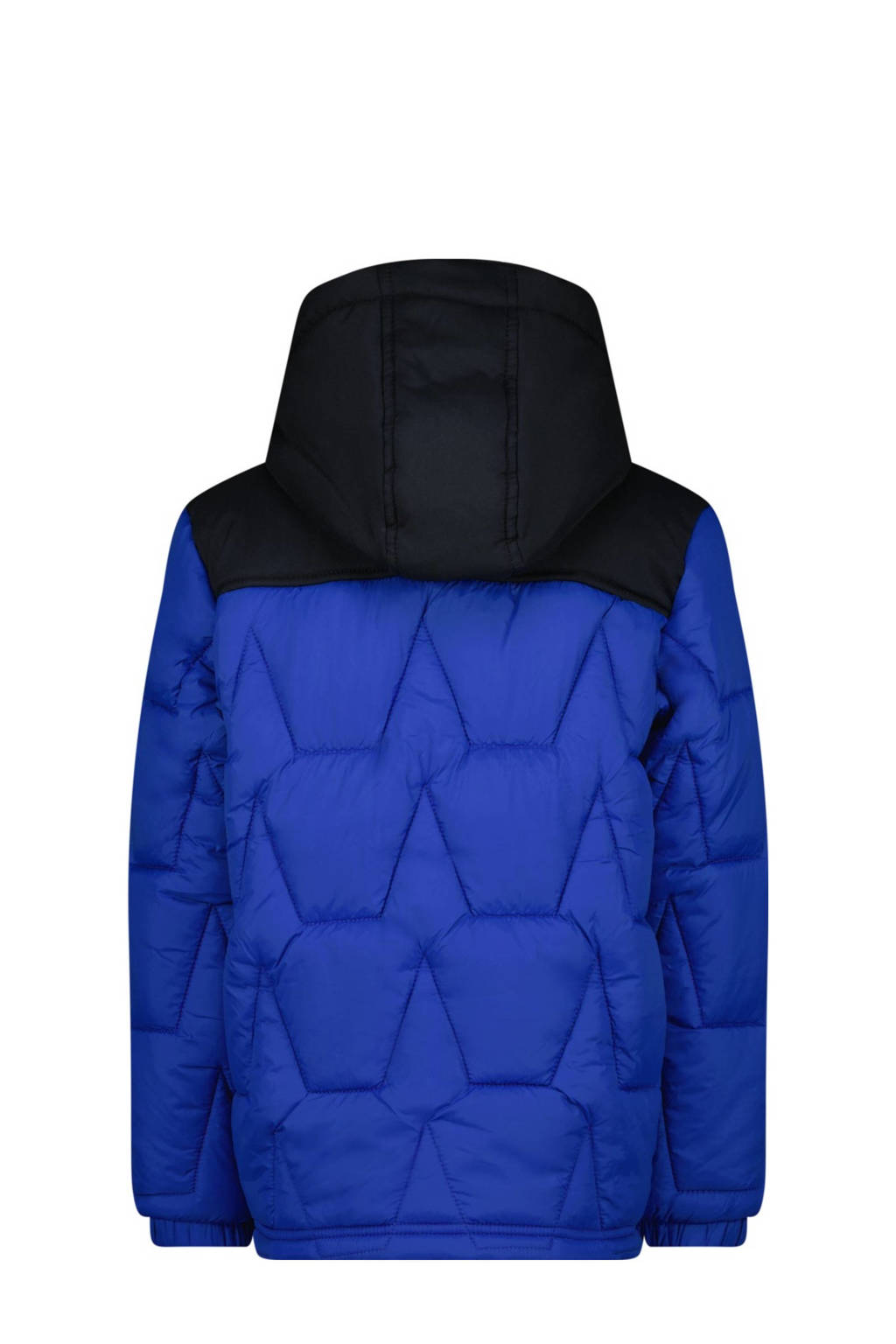 Vingino gewatteerde winterjas Tjay hardblauw/zwart