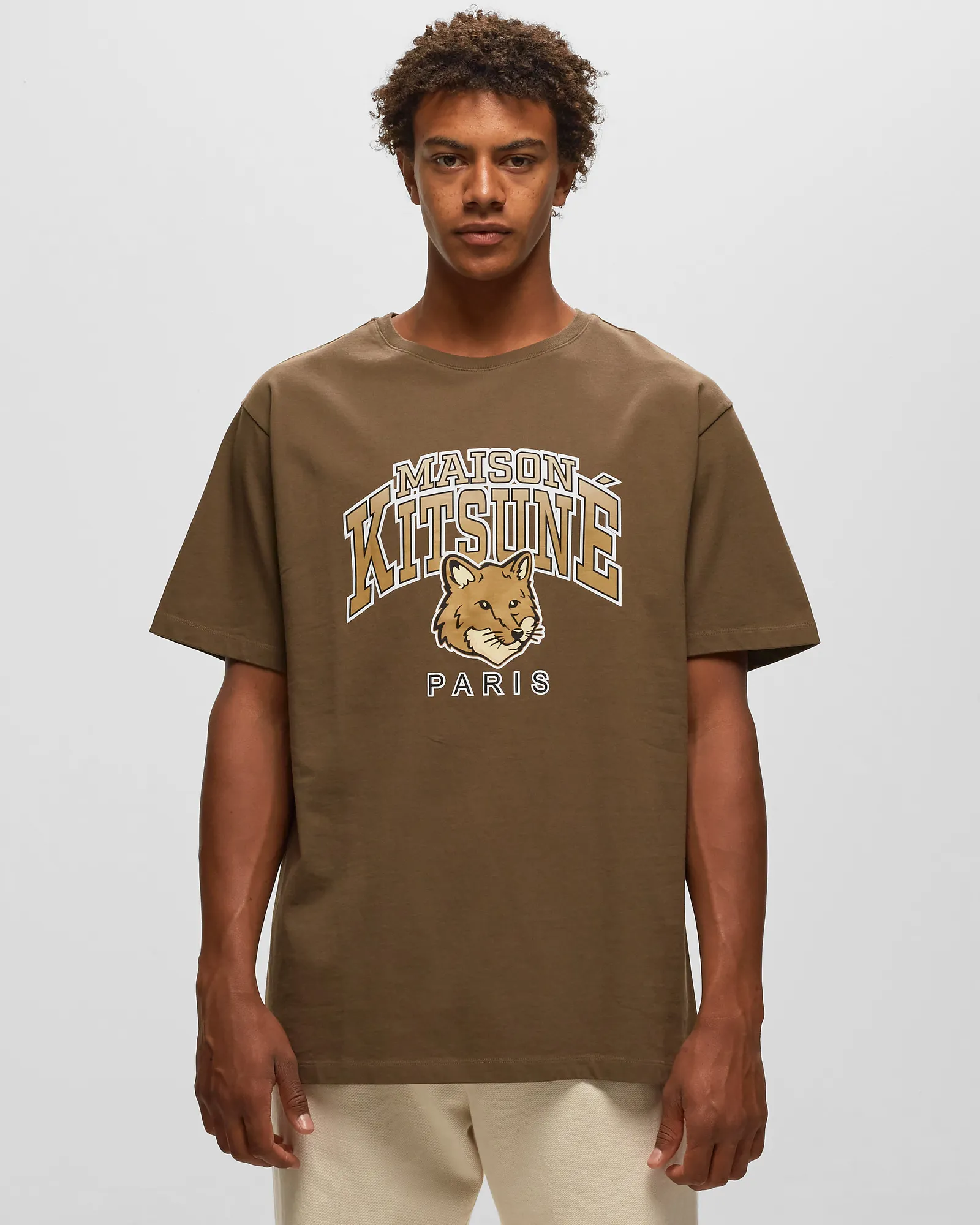 Maison Kitsune CAMPUS FOX RELAXED TEE