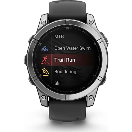 Garmin Fenix E smartwatch - sort/sølv