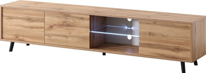 Selsey - GALHAD - TV-meubel - 175 cm - Eiken wotan