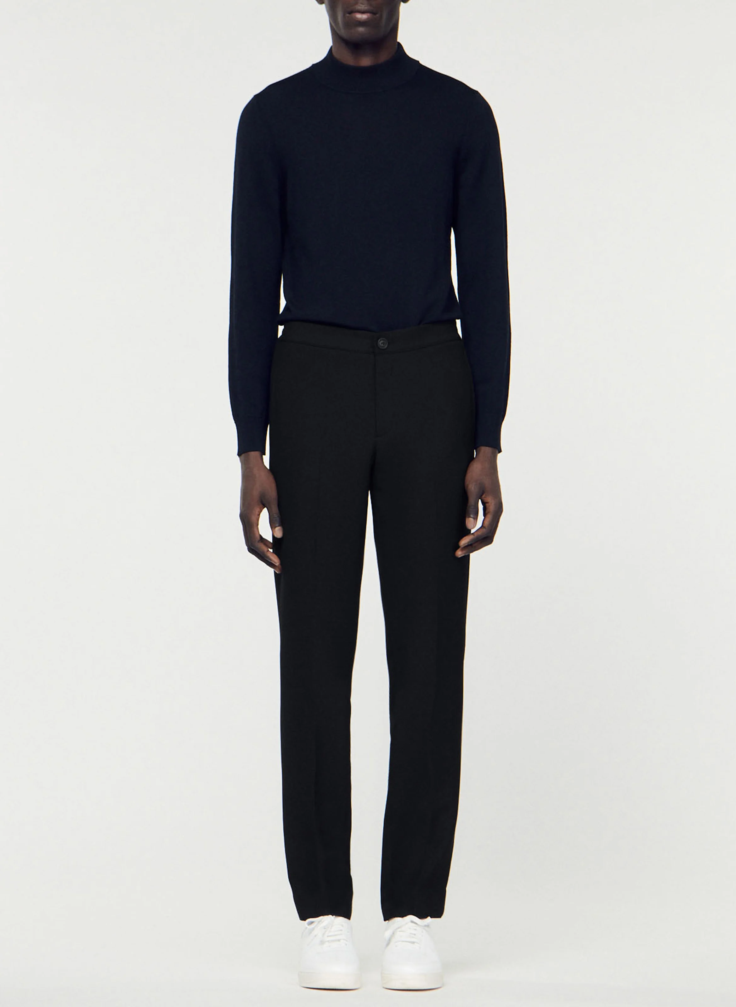 Pantalon droit| Noir