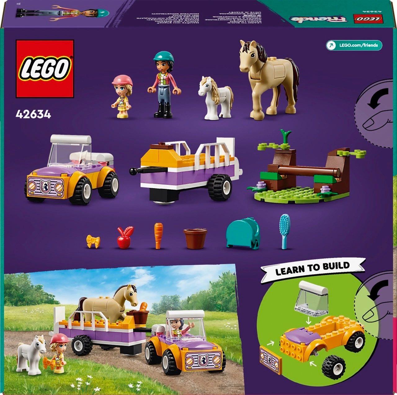 LEGO® Friends 42634 PFERDE- UND PONYANHÄNGER