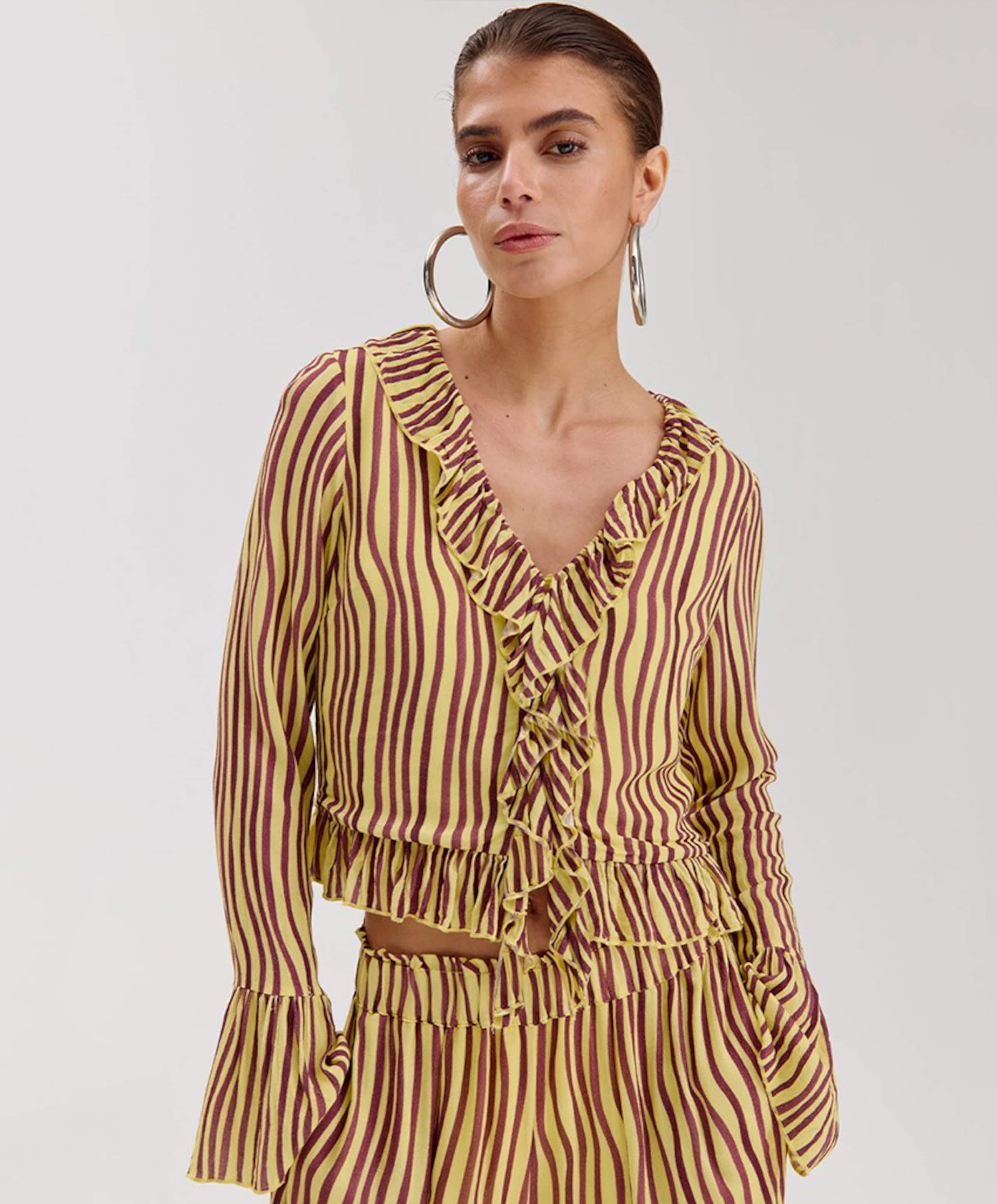 Harper & Yve Dames blouse geel