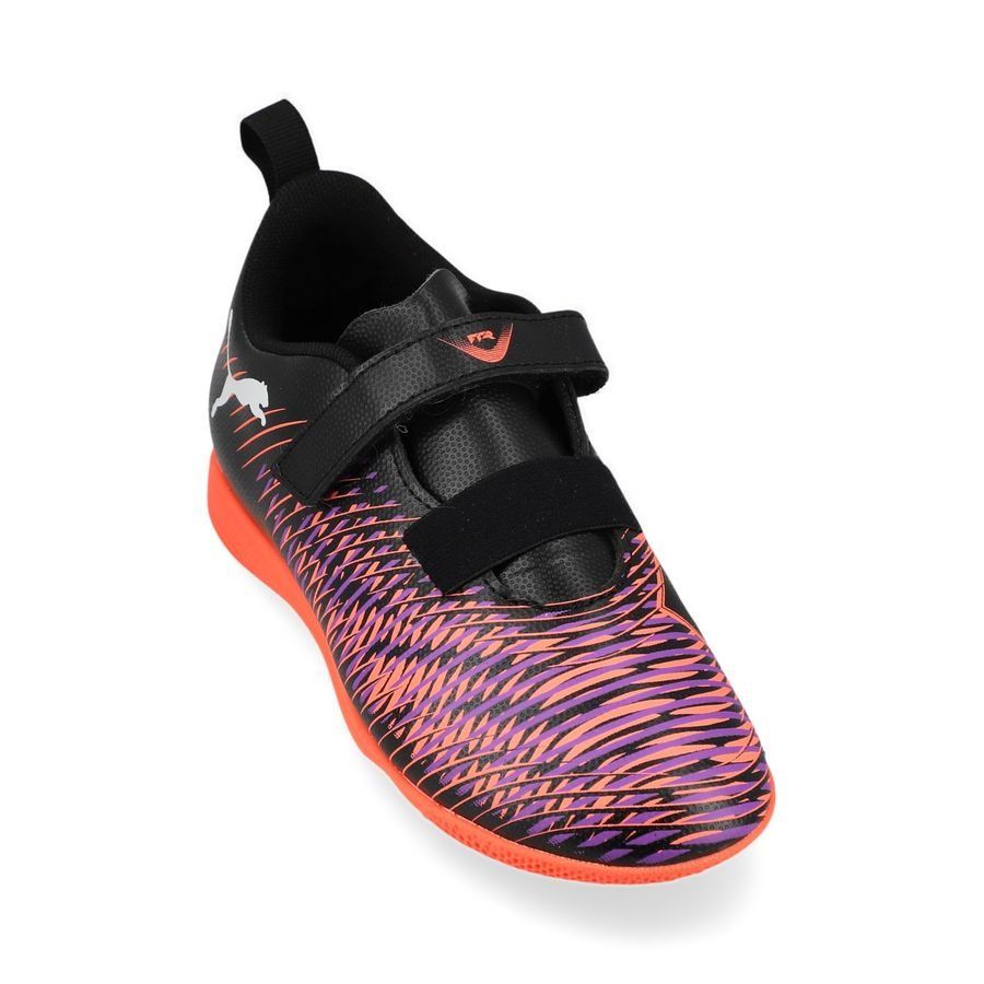 PUMA Future 8 Play Velcro IT Unlimited - Noir/Blanc/Glowing Red Enfant