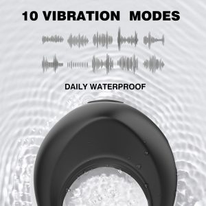 Alan Penisring Vibrator - Schwarz