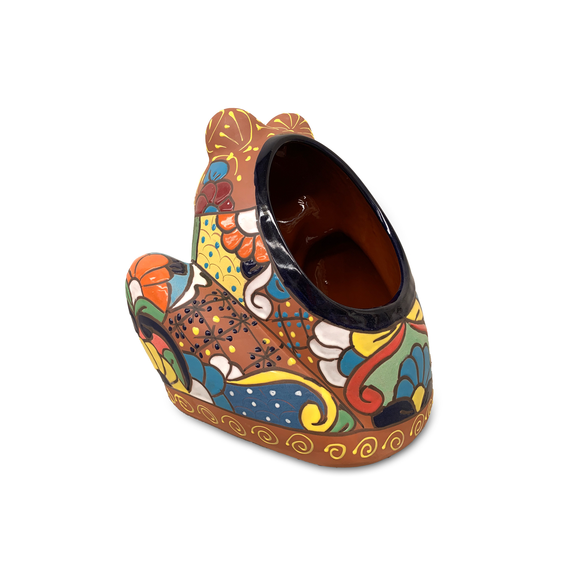 Pflanzgefäß 'Frosch', Terrakotta, multicolor, L 33 cm, B 30 cm, H 33 cm günstig bestellen