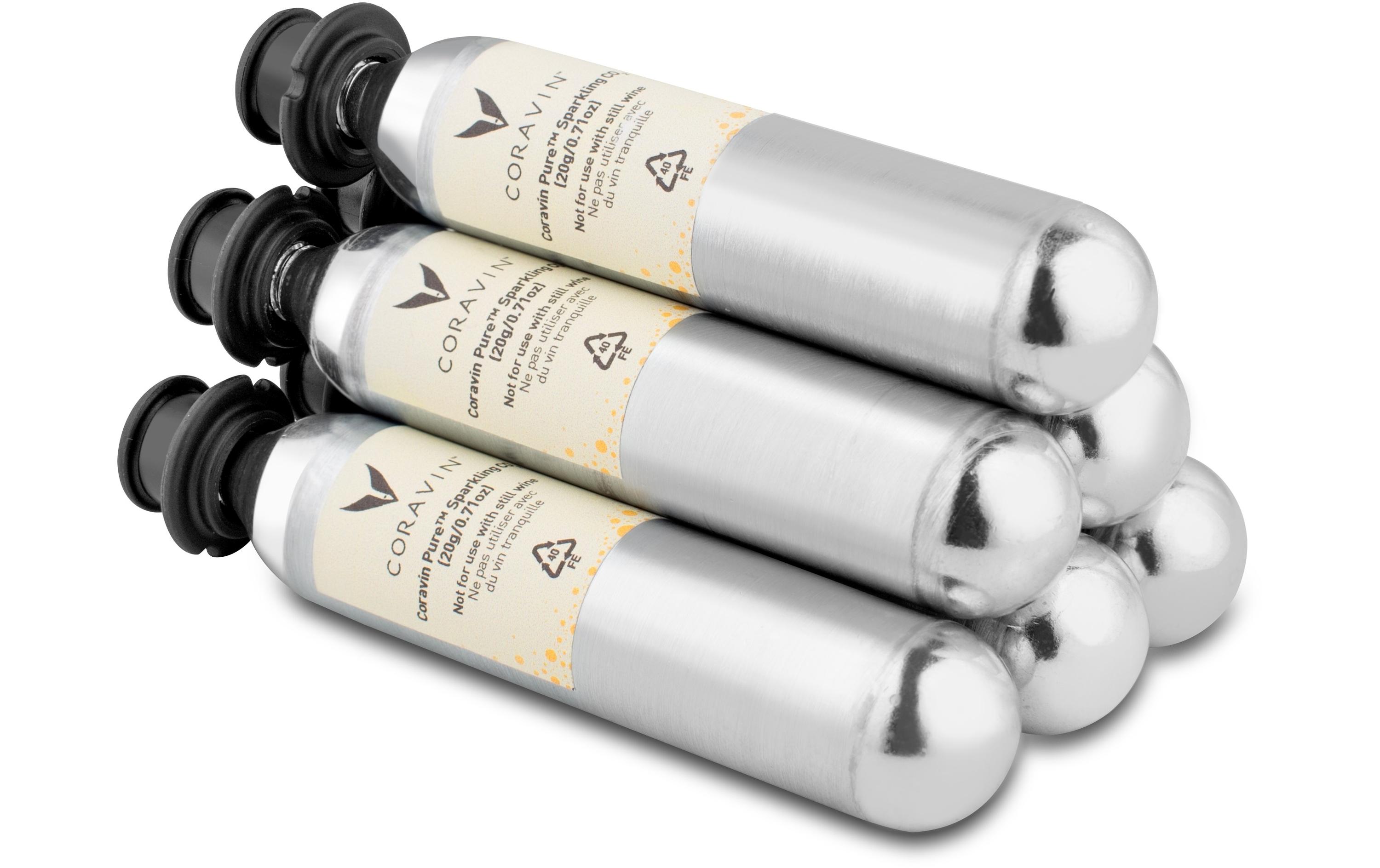 Patrone Sparkling CO2 6 Stück, SilberCO2 Patronen Schaumwein-Konservierungssystem