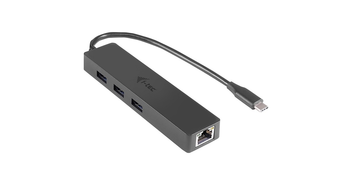i-tec3-Port USB-C Slim + Gigabit Lan usb-hub