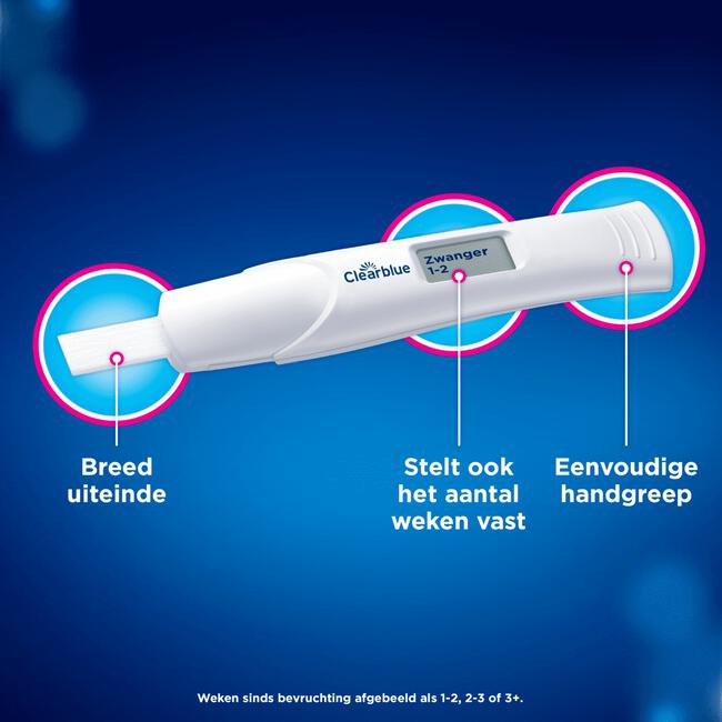 Clearblue Zwangerschapstest met Wekenindicator 2 Stuks