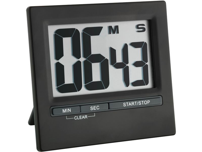 TFA Dostmann Timer Digitaler Küchentimer Timer mit Stoppuhr