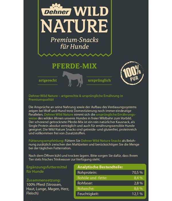 Dehner Wild Nature Hundesnack Pferde-Mix, 300