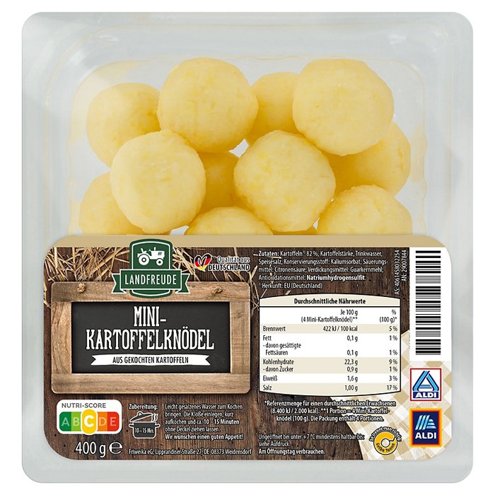 LANDFREUDE Kartoffelknödel 400 g, Mini