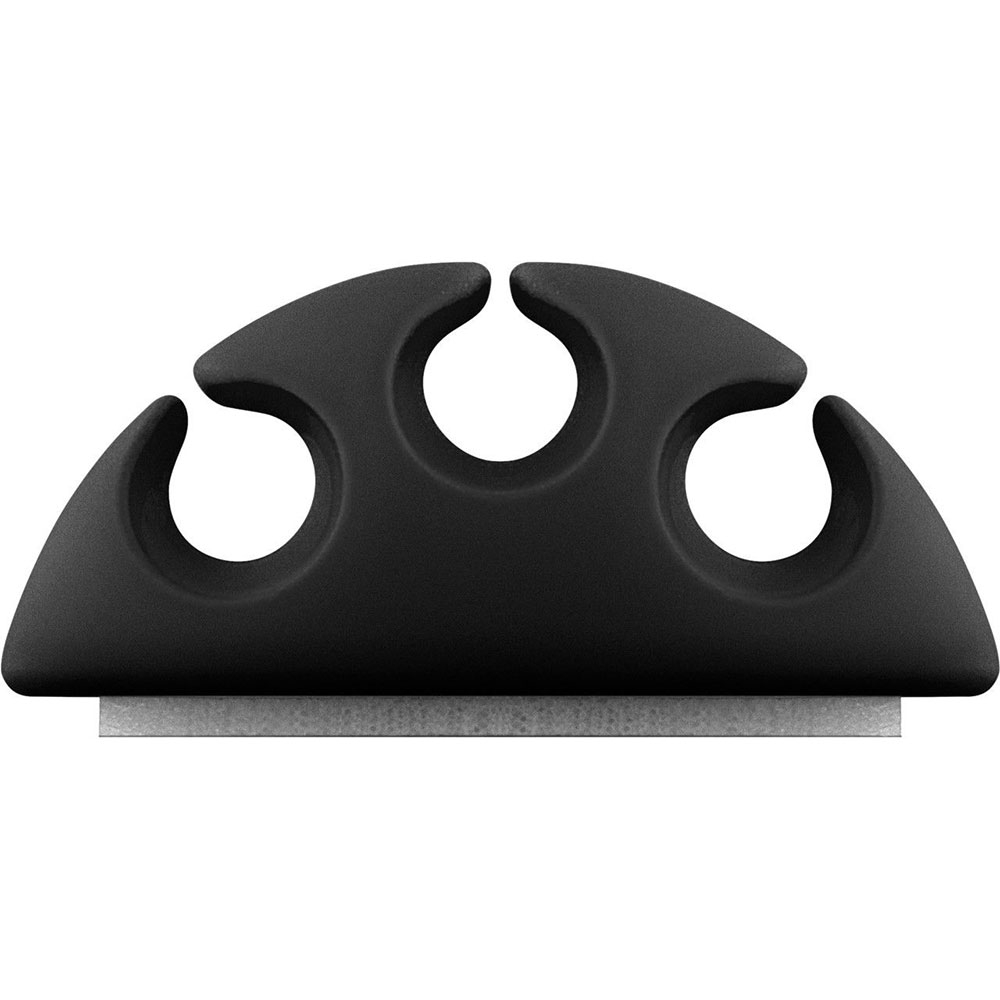 (5er Set) selbstklebende Kabelhalter / Clips / Klemmen - Schwarz